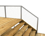 Stainless Steel Cable Railing Kit - Length 30 feet