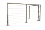 Cable Railing System with Posts